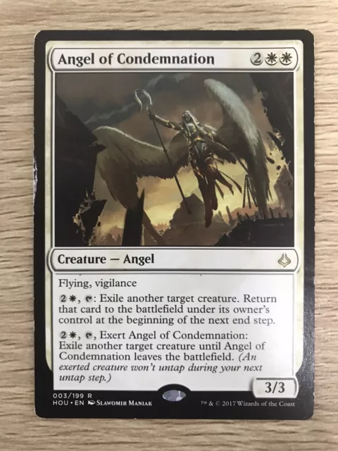 Angel of Condemnation MTG Magic Card LP Lightly Played Hour of Devastation HOU