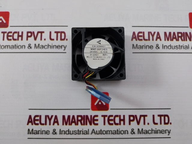 MELCO TECHNOREX CA1638H01 Axial Cooling Fan MMF-06F24ES 0.10A 24VDC
