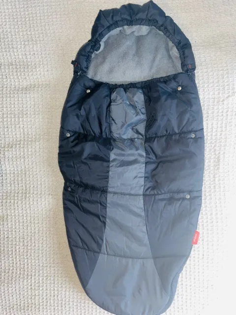 Phil&Teds buggy sleeping bag/footmuff/cosy toes/fleece liner Grey