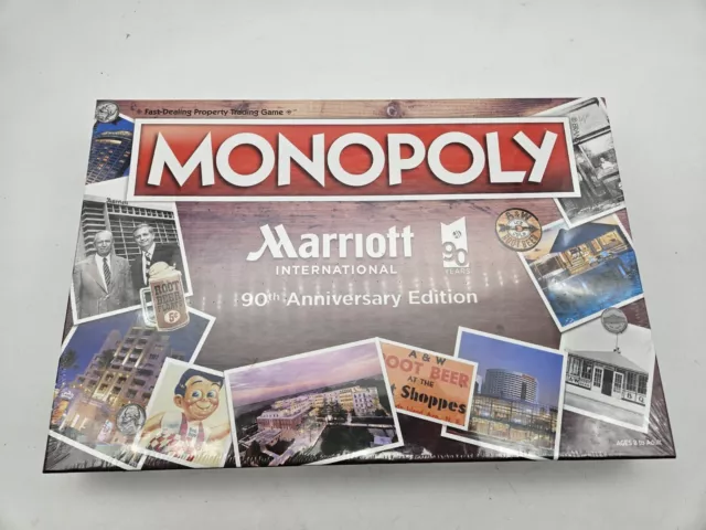 NEW Monopoly Marriott International 90th ANNIVERSARY EDITION Board Game SEALED