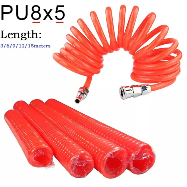 Flexible PU Recoil Hose Tube for High Pressure For Dust Blower Air Pipe