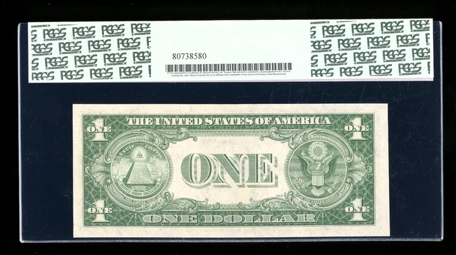 DBR 1935-E $1 Silver Fr. 1614 BI Block PCGS 58 PPQ Serial B54671050I 2