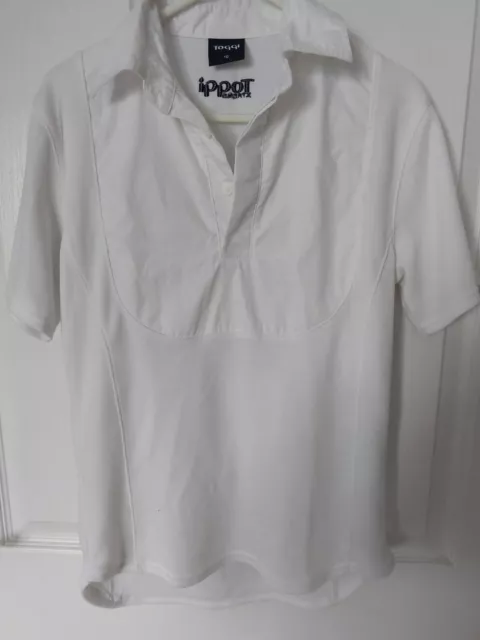 Ladies Equestrian Toggi White Collared Competition Shirt Size 10