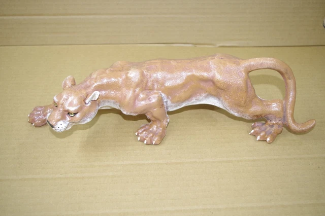 Grandes Panther de Hierro Fundido 40CM 4KG Coloreado 2