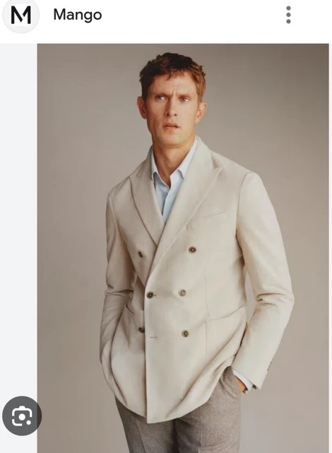 Dan John Completo Blu Gessato Cappotto Beige Uomo Abbinamento