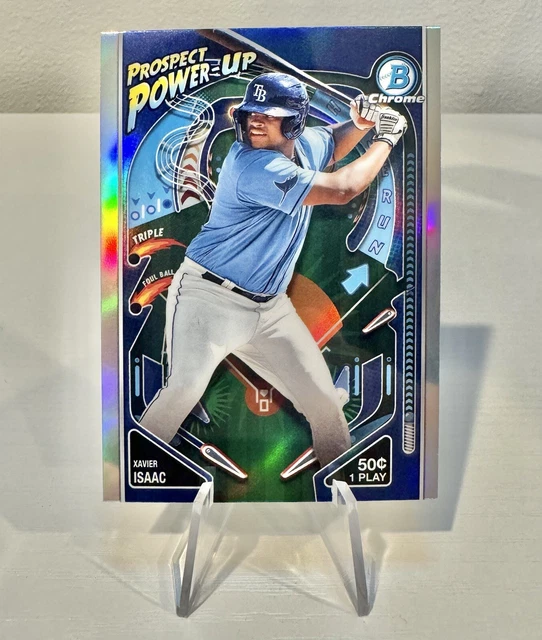2024 BOWMAN CROMATO / XAVIER ISAAC / PP15 / Prospect Power Up / Tampa