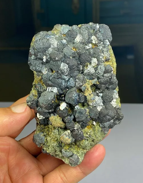 Hematite Cluster With Magnetite From Ras Koh Mountains Kharan Baluchistan Pak