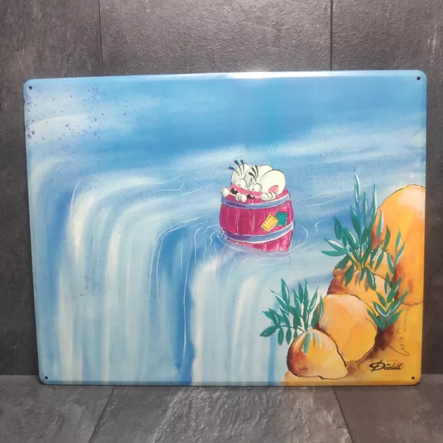 Targa in lamiera Diddl lavagna magnetica parete magnetica circa 50 cm x 40 cm | mouse diddle