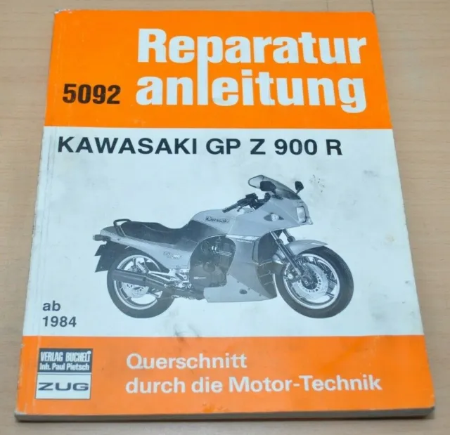 KAWASAKI GPZ 900 R ab 1984 Motor Bremsen Kupplung Reparaturanleitung B5092