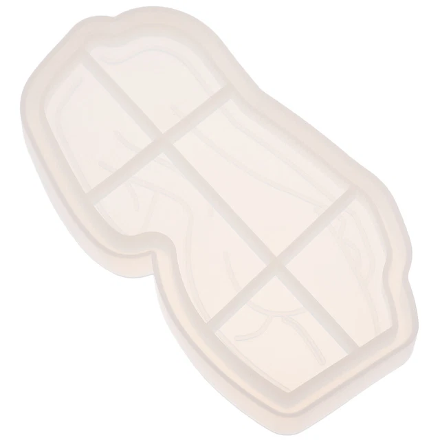 Coaster Silikon Form Geode Achat Tablett Form Epoxy Harz Kunst Kit Formen