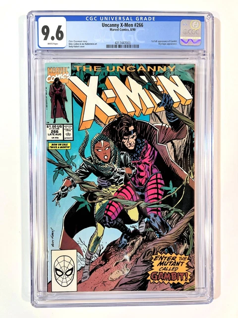 Uncanny X-Men #266 CGC 9.6 White Pgs 1st Appearance Gambit 1990 Marvel Comics NR