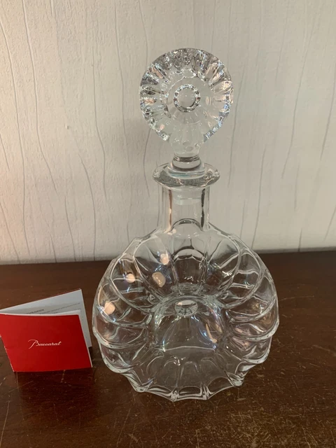 Baccarat - Carafe à Whisky Ou Cognac En Cristal Taille Vers 1900