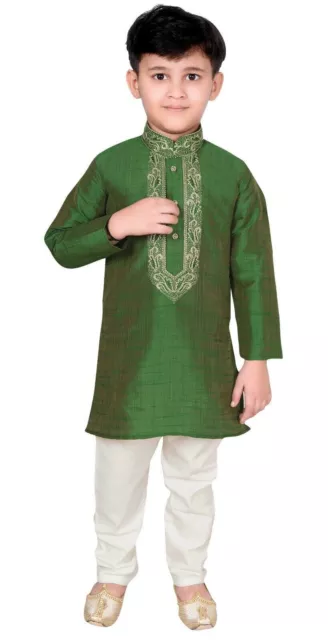 Boys Kurta Pajama Sherwani Mehendi Party Salwar Kameez Outfit Fancy Dress 954