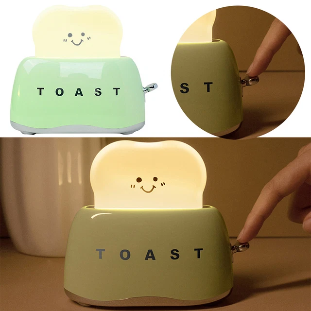 USB CHARGING NURSERY Nightlight Soft Light Toaster Night Light for Desk
