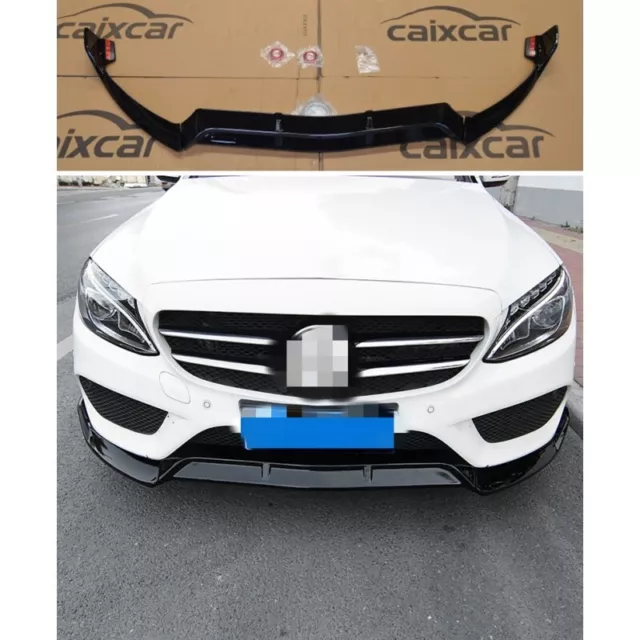 Lèvre Avant Mercedes Classe C W205 AMG Depuis 2015 A 2018 Avant Diviseur Aileron