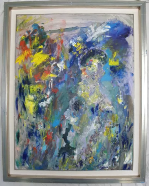 Ernesto TRECCANI (Milano 1920-2009) AUTORITRATTO STRACCIONE TRA I FIORI cm 80x60 Ernesto TRECCANI (Milano 1920-2009) AUTORITRATTO STRACCIONE TRA I FIORI cm 80x60