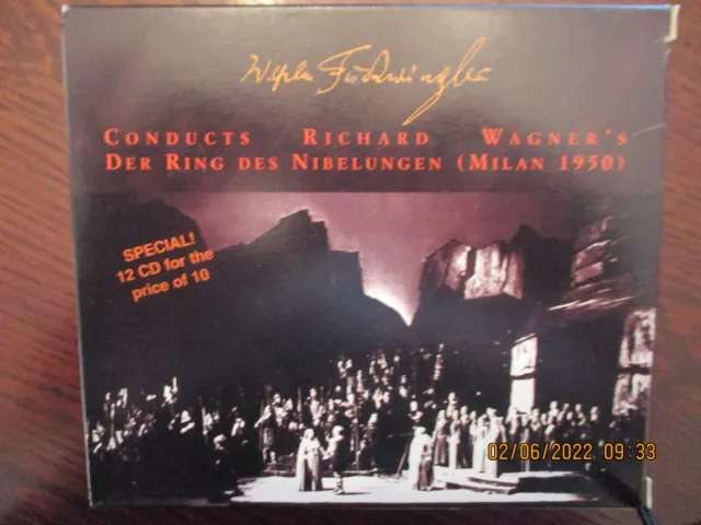 Wagner Der Ring complete live La Scala 1950 Furtwangler Music & Arts 12cd box