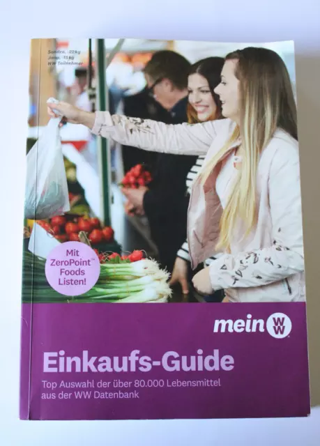 Weight Watchers,Einkaufs-Guide, 2019, 80.000 Lebensmittel,GEBRAUCHT