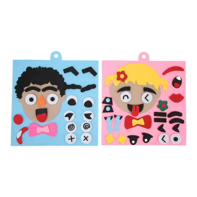 Face Dress Up Game Thick Felt Fabric Boy And Girl Face Making Toy For Kids Game