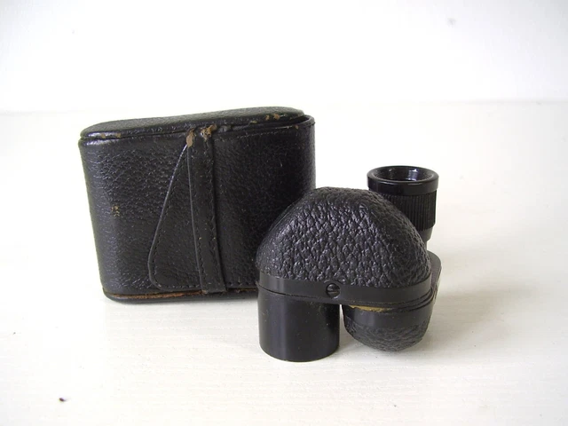 A Carl Zeiss 'Turmon' 8X monocular, with leather case and mi