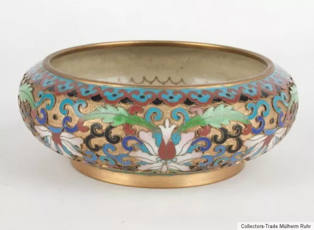 China 20. Jh. Schale - A Chinese Champlevé & Cloisonné Bowl - Cinese Chinoise