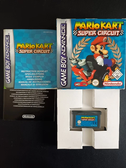Nintendo Game Boy Advance GBA [Cartouche] Mario Kart Super Circuit PAL EUR 🟡 - Consoles