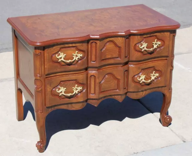 Baker Furniture French Country Louis XV Style 2-Drawer Lowboy, Chest, Commode