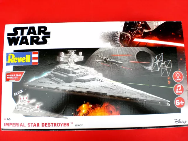 2019 Revell STAR WARS Imperial Star Destroyer Nr.389432  +Light+Sound  in OVP