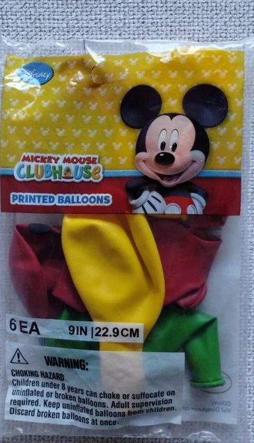 Nuevos globos estampados de Mickey Mouse fiesta de cumpleaños