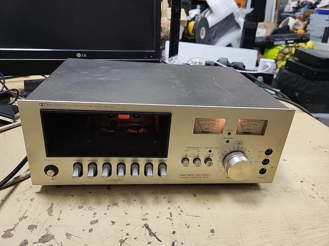 GARRARD GC350 STEREO Cassette Tape Deck Very Dirty Belts are Good Spares  Repairs £50.00 - PicClick UK