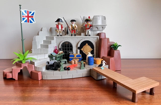 Coffre Bleu PLAYMOBIL 5139 Avec Accessoires Pirates - Occasion, Bon état, Vintage