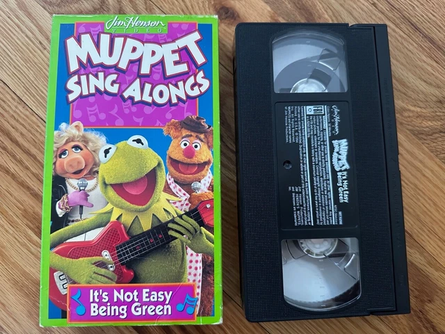 MUPPET SING ALONGS VHS IT #39 S NOT EASY BEING GREEN Jim Henson HTF