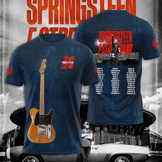 Bruce Springsteen & E Street Band World Tour 2024 Hoodie T Shirts For Men Women