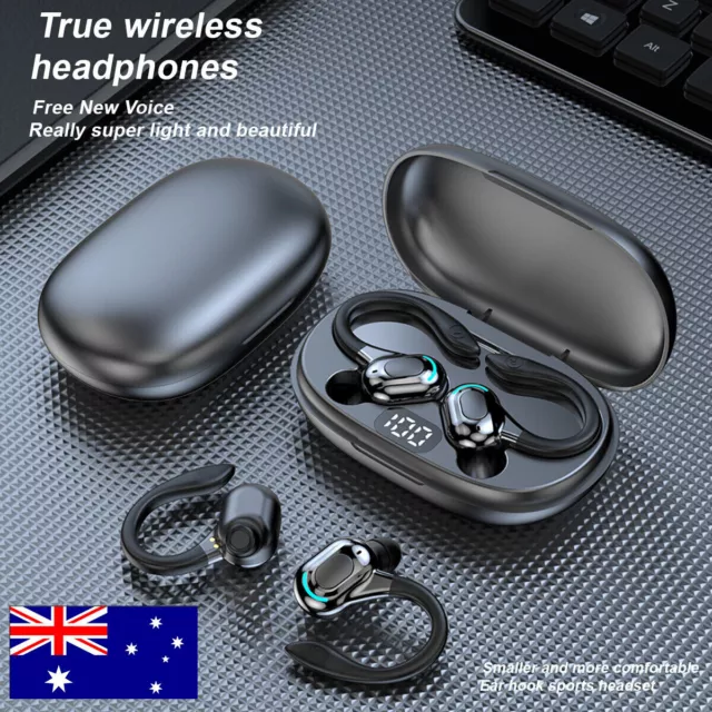 Bluetooth 5.0 Headset TWS Wireless Earphones Stereo Earbuds Headphones Ear Hook