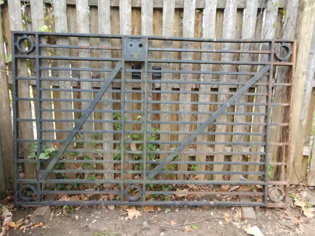 Vintage Architectural Salvage Iron Gate Victorian Garden Gate