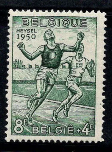 Belgique 1950 Mi. 871 Neuf * MH 100% 8 fr, sport