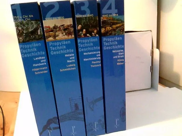 Konvolut: 4 Bände (von5) Propyläen Technik Geschichte. König, Wolfgang (Hrsg.):