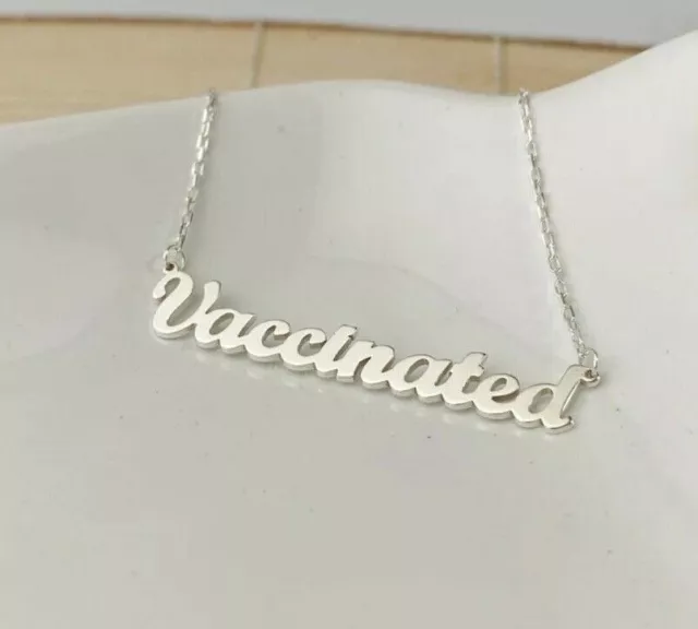 Personalized Custom Name Pendant Necklace Solid 925 Silver 14k Gold Plated 2