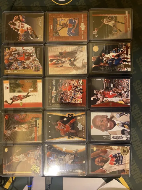 1993-1994-1995-1997-1999-2001-2003 Upper Deck SP Michael Jordan 15 Card Lot