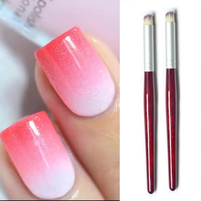 Pincel de pintura de uñas degradado arte pincel UV gel esmalte pluma dibujo de uñas herramienta de manicura