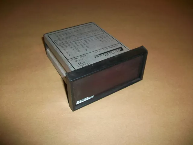 Cincinnati Electrosystems Panel Meter Model 430   430-2000-15-1-S0