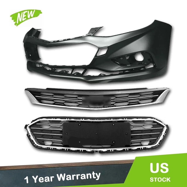 FRONT BUMPER GRILLE + Front Bumper Cover Kit Fit For 20162018 Chevy