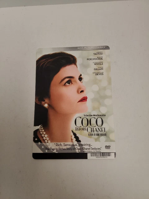 Coco Before Chanel BLOCKBUSTER SHELF DISPLAY DVD BACKER CARD ONLY 5.5"X8"