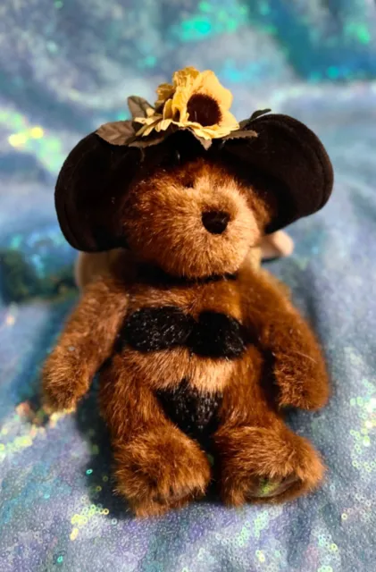 Boyd's Bears Bumble B. Buzzbee Sunflower Bee Plush Bean Bear Collectible