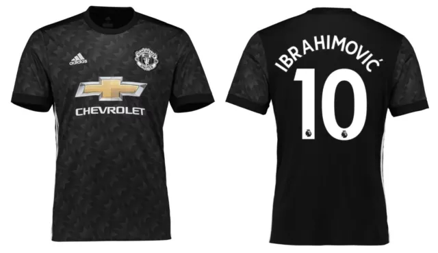 Camiseta Adidas Manchester United 2017-2018 Away - Ibrahimovic 10 I Exterior ManU