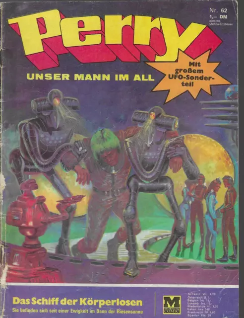 Perry Unser Mann im All Nr.62 / 1971 Perry Rhodan / Mit UFO-Sonderteil