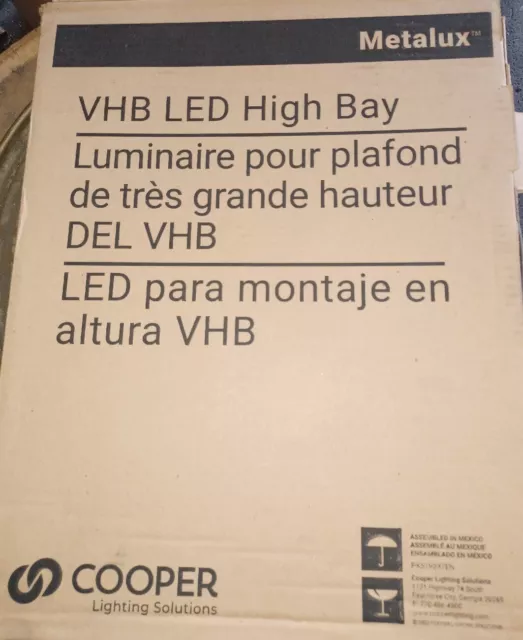 Cooper METALUX VHB-24-W-UNV-L850-CD-U LED High Bay Light Fixture-120/277V-87W