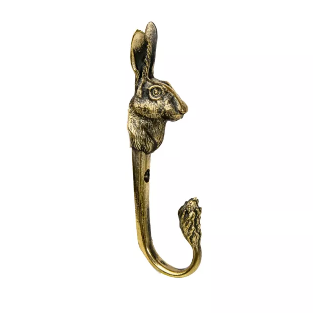 Rabbit Wall Hook, Strong Brass Bathroom Towel Hook, Nursery Hook.