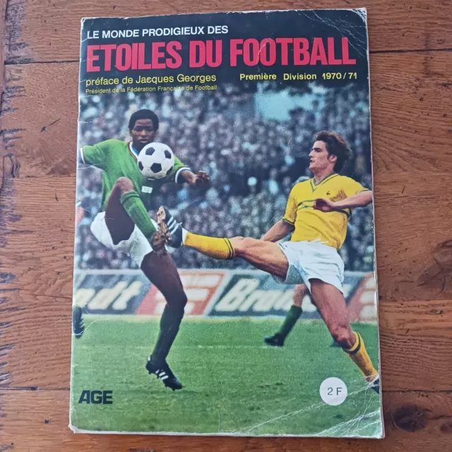 Album Age Le Monde Prodigieux Des Etoiles Du Football 1970/1971 Genre Panini