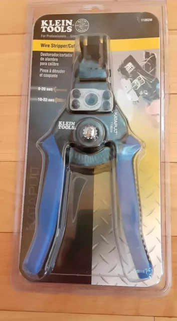 Klein Tools 11063W 8-22 AWG Katapult Wire Stripper New  Sealed